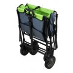 Prepravný skladací vozík Calter 95 - zelený-sivý