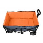 Prepravný skladací vozík Calter 95 - oranžový-sivý