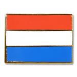 Odznak (pins) 18mm vlajka Luxembursko - farebný