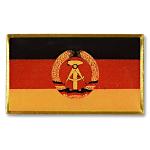 Odznak (pins) 18mm vlajka NDR (DDR) - farebný