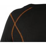 Tričko funkčné s dlhým rukávom Bennon Artemios Long - čierne-oranžové