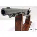Replika revolveru Colt M 1860 armádní model - stříbrná-hnědá