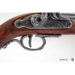 Replika pistole italská Brescia 1825 - hnědá