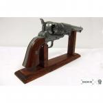 Replika revolveru Colt Dragoun USA 1848 - stříbrná-hnědá