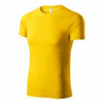 Tričko unisex Piccolio Paint - žlté