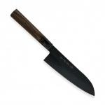 Nůž kuchyňský Sakai Aoki Hamono Kengata Petty Kurokage 170 mm - černý