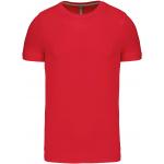 Pánské tričko Kariban krátký rukáv - červené