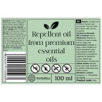 Olejový repelent z prémiových esenciálnych olejov Herbatica 100 ml