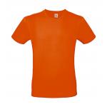 Tričko pánske B&C krátky rukáv - středně oranžové