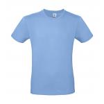 Tričko pánske B&C krátky rukáv - svetlo modré