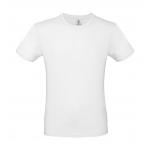 Tričko pánske B&C krátky rukáv - biele