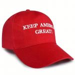 Kšiltovka Keep America Great - červená