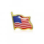 Odznak (pins) 19mm vlajka USA - barevný