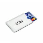 Bezpečnostní obal na kartu blokující RFID a NFC platby 5 ks - stříbrný