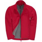 Dámska bunda B&C 2-vrstvová softshellová bunda - červená
