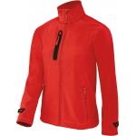 Dámská softshellová bunda B&C X-Lite Softshell - červená