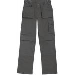 Pánské pracovní kalhoty B&C Performance Pro s multi-kapsami - šedé