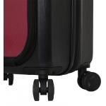 Cestovný kufor Mia Toro 101-126L - čierny-červený