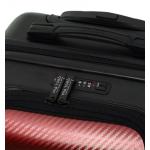 Cestovní kufr Mia Toro 41-51L - černý-červený