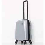 Cestovní kufr Mia Toro 38-48L - stříbrný