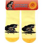 Ponožky detské Boma Krtko froté 3 páry (biele, ružové, žlté)