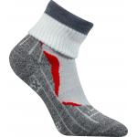 Ponožky unisex termo Voxx Dualix - bílé-šedé