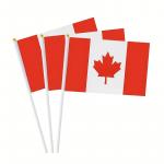 Vlajka Kanada 14 x 21 cm na plastovej tyčke
