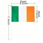 Vlajka Írsko 14 x 21 cm na plastovej tyčke