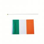 Vlajka Irsko 14 x 21 cm na plastové tyčce