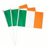 Vlajka Irsko 14 x 21 cm na plastové tyčce
