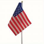 Vlajka USA 14 x 21 cm na plastové tyčce