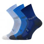 Ponožky detské Voxx Bomberik 3 páry (svetlo modré, tyrkysové, zelené)