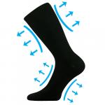 Ponožky zdravotní Lonka Oregan - černé