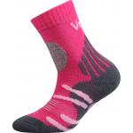 Ponožky detské Voxx Horalik 3 páry (tmavo ružové, ružové, zelené)