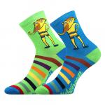 Ponožky detské Boma Lichožrúti K - zelené-modré