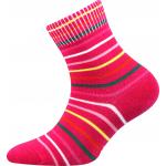 Ponožky detské Boma Ruby 3 páry (červené, čierne, biele)