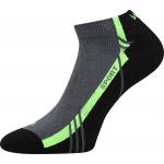 Ponožky unisex športové Voxx Pinas - tmavo sivé-zelené