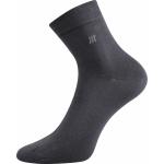 Ponožky pánské společenské Lonka Dion - tmavě šedé