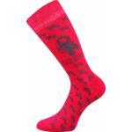 Ponožky klasické dámske Boma Škorpión - červené