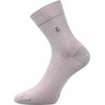 Ponožky pánské společenské Lonka Dagles - světle šedé