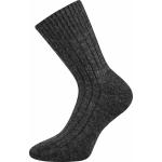 Ponožky unisex vlnené Voxx Willie - tmavo sivé