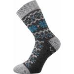 Ponožky unisex zimné Voxx Trondelag - tmavo sivé