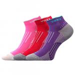 Ponožky tenké dětské Voxx Azulik 3 páry (růžové, tmavě růžové, fialové)