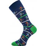 Ponožky trendy unisex Lonka Woodoo Bežci - modré-zelené