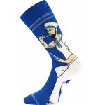 Ponožky trendy unisex Lonka Woodoo Námorník - tmavo modré