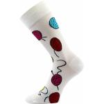 Ponožky spoločenské unisex Lonka Twidor Klubíčka - biele