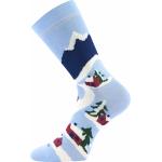 Ponožky slabé unisex Lonka Damerry Hory - modré