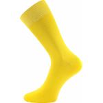 Ponožky unisex hladké Boma Radovan-a - žlté