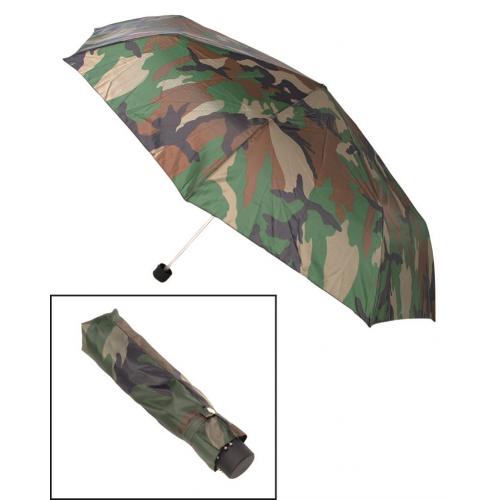 Deštník skládací - woodland