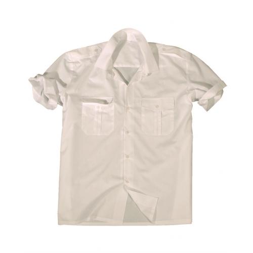 Košeľa Servis s krátkym rukávom - biela